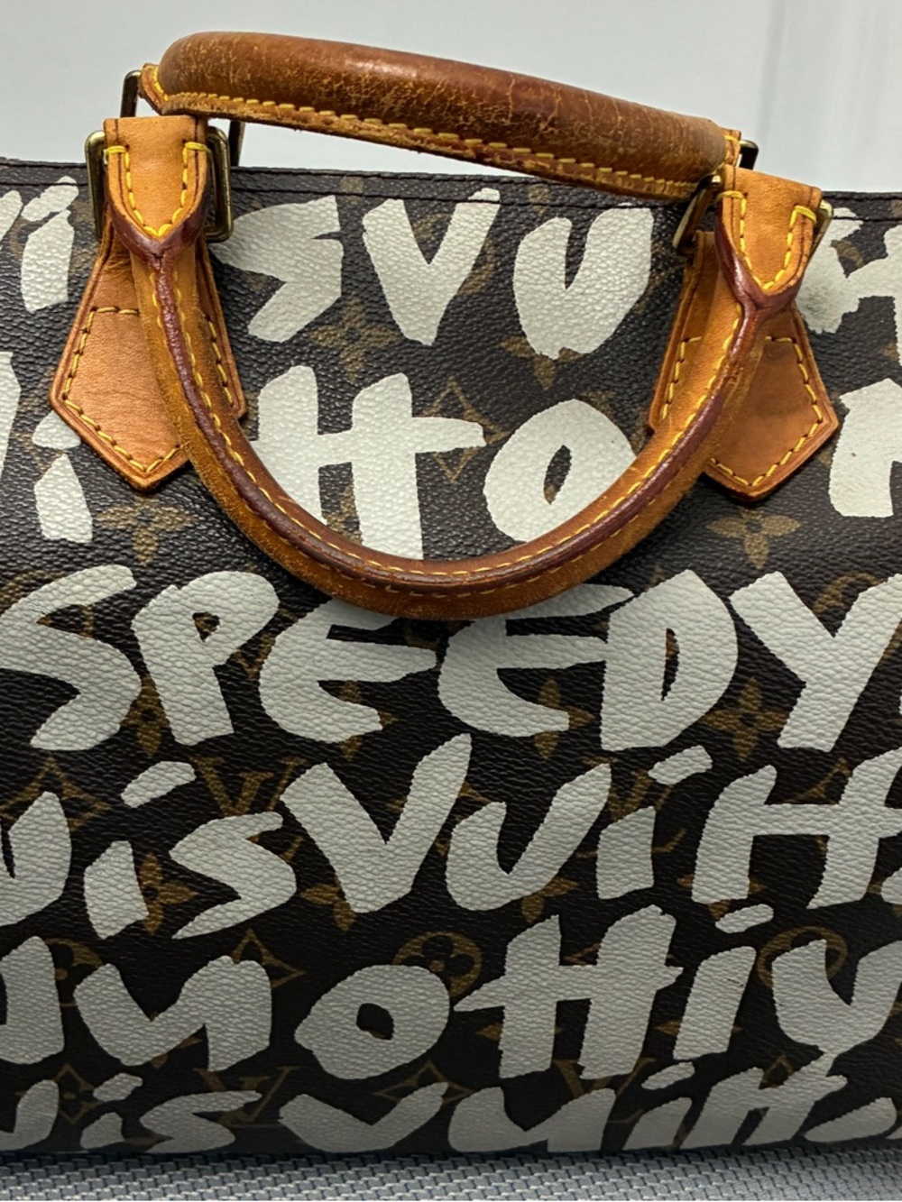 Louis Vuitton Graffiti Sprouse Speedy 30, a rare limited edition handbag-used - Picture 5 of 13